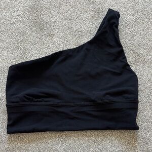 lululemon athletica Black One-Shoulder Bra
